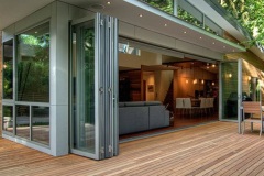 LaCantina Aluminum Folding Door Anodized Exterior